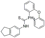 N-(2,3-DIHYDRO-1H-INDEN-5-YL)OXO(DIPHENYL)PHOSPHORANECARBOTHIOAMIDE, TECH 结构式