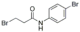 N1-(4-BROMOPHENYL)-3-BROMOPROPANAMIDE, TECH 结构式