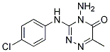 4-AMINO-3-(4-CHLOROANILINO)-6-METHYL-4,5-DIHYDRO-1,2,4-TRIAZIN-5-ONE, TECH 结构式