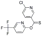 5-(TRIFLUOROMETHYL)-2-PYRIDYL 6-CHLOROPYRIDINE-3-CARBOTHIOATE, TECH 结构式
