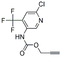 PROP-2-YNYL N-[6-CHLORO-4-(TRIFLUOROMETHYL)PYRIDIN-3-YL]CARBAMATE 结构式