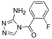 (3-AMINO-[1,2,4]TRIAZOL-4-YL)-(2-FLUORO-PHENYL)-METHANONE 结构式