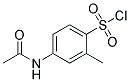 4-ACETAMIDO-2-METHYL-BENZENESULFONYL CHLORIDE 结构式