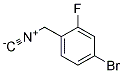 4-Bromo-2-fluoro-1-isocyanomethyl-benzene 结构式