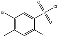 5-BROMO-2-FLUORO-4-METHYLBENZENESULFONYL CHLORIDE