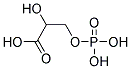 D-(-)-3-PHOSPHOGLYCERIC ACID 结构式