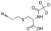 N-ACETYL-D3-S-(2-CYANOETHYL)-L-CYSTEINE 结构式