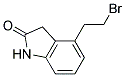 4-(2-Bromoethyl)-1,3-dihydro-2H-indolin-2-one 结构式