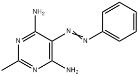 4,6-DIAMINO-5-BENZENEAZO-2-METHYLPYRIMIDINE 结构式