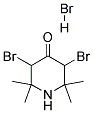 3,5-DIBROMO-2,2,6,6-TETRAMETHYLPIPERIDIN-4-ONE, HYDROBROMIDE TECHNICAL GRAD 结构式