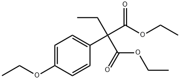 DIETHYL 4-ETHOXYPHENYLETHYLMALONATE 结构式