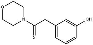 3-羟基苯基硫代乙酰基乙基MORPH内酯 结构式
