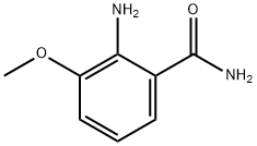 3-甲氧基-2-氨基苯甲酰胺 结构式