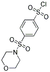 4-(MORPHOLINE-4-SULPHONYL)-BENZENESULPHONYL CHLORIDE 结构式