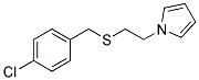 4-CHLOROBENZYL 2-(1H-PYRROL-1-YL)ETHYL SULPHIDE 结构式