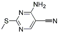 4-AMINO-5-CYANO-2-(METHYLTHIO)PYRIMIDIN 结构式