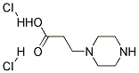 3-(PIPERAZIN-1-YL)PROPIONIC ACID DIHYDROCHLORIDE 结构式