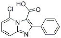 5-CHLORO-2-PHENYLIMIDAZO[1,2-A]PYRIDINE-3-CARBOXYLIC ACID 结构式