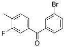 3-Bromo-3'-fluoro-4'-methylbenzophenon 结构式