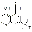 5,7-Bis(trifluoromethyl)-4-hydroxyquinolin 结构式