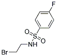 N1-(2-Bromoethyl)-4-fluorobenzene-1-sulphonamide 结构式