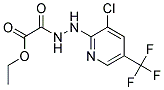 ETHYL 2-{2-[3-CHLORO-5-(TRIFLUOROMETHYL)PYRID-2-YL]HYDRAZINO}-2-OXOACETAT 结构式