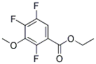 ETHYL 3-METHOXY-2,4,5-TRIFLUOROBENZOAT 结构式