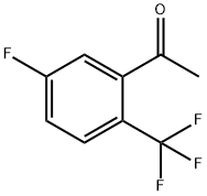 1-(5-氟-2-(三氟甲基)苯基)乙烷-1-酮 结构式