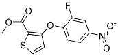 METHYL 3-(2-FLUORO-4-NITROPHENOXY)THIOPHENE-2-CARBOXYLAT 结构式