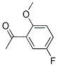 5'-Fluoro-2'-methoxyacetophenon 结构式