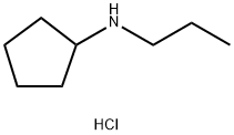 N-CYCLOPENTYL-N-PROPYLAMINE HYDROCHLORIDE 结构式