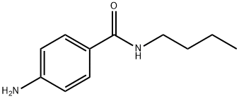 4-氨基-N-丁基苯甲酰胺 结构式