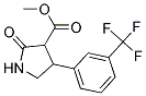 3-甲氧羰基-4-(3`-三氟甲基苯基)-2-吡咯啉酮 结构式