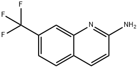 7-三氟甲基喹啉-2-胺 结构式
