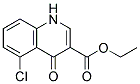 5-氯-1,4-二氢-4-羰基喹啉-3-羧酸乙酯 结构式