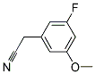 3-FLUORO-5-METHOXYPHENYLACETONITRILE 结构式