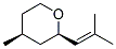 (2R-cis)-tetrahydro-4-methyl-2-(2-methyl-1-propenyl)-2H-pyran  结构式