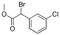 Alpha Bromo-3-Chloro Phenyl Acetic Acid / Methyl Ester  结构式