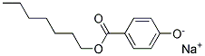 4-Hydroxybenzoic acid heptyl ester sodium salt  结构式
