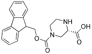 (S)-4-Fmoc-piperazine-2-carboxylic acid 结构式