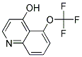 4-Hydroxy-5-(trifluoromethoxy)quinoline 结构式