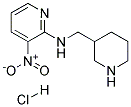 (3-Nitropyridin-2-yl)piperidin-3-ylmethyl-amine hydrochloride 结构式