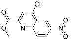 Methyl 4-Chloro-6-Nitro-2-Quinoline-Carboxylate 结构式