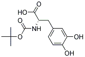 Boc-D-3,4-Dihydroxyphenylalanine 结构式