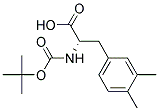 Boc-L-3,4-Dimethylphenylalanine 结构式
