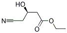 (R ) Ethyl-4-cyano-3-hydroxybutanoate 结构式