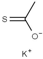 Potassium thiacetate 结构式