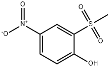 2-(甲基磺酰基)-4-硝基苯酚 结构式