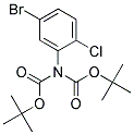 5-Bromo-2-chloroaniline, N,N-Bis-BOC protected 结构式