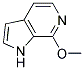 7-Methoxy-1H-pyrrolo[2,3-c]pyridine 结构式